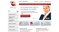 Desktop Screenshot of namebadgesinternational.dk