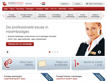Tablet Screenshot of namebadgesinternational.nl