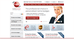 Desktop Screenshot of namebadgesinternational.ie